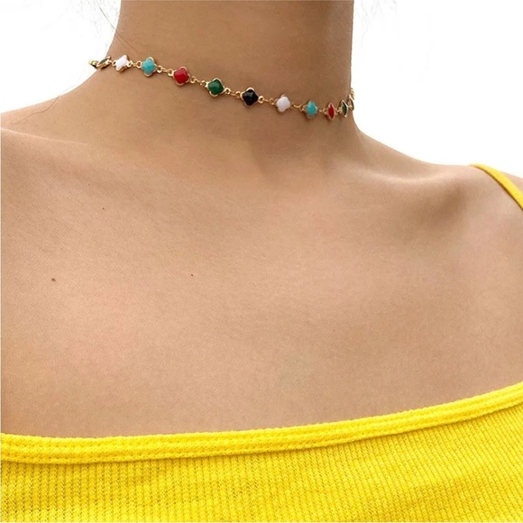 Colorful Gemstone Necklace - Picture 2 of 5